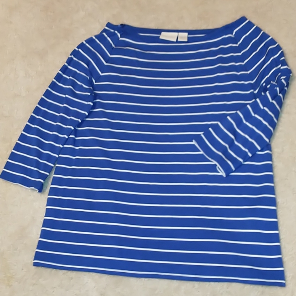 CHICO'S Blouse - 1/4in sleeve - SIZE 1